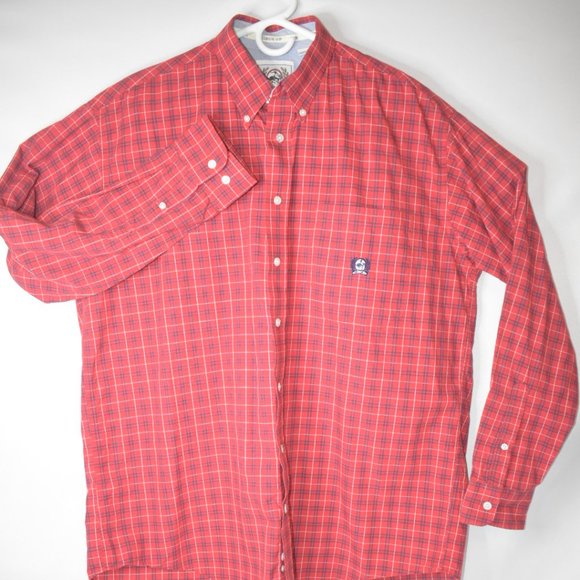 Cinch Button Up Red Western Shirt Size Large - Picture 2 of 5